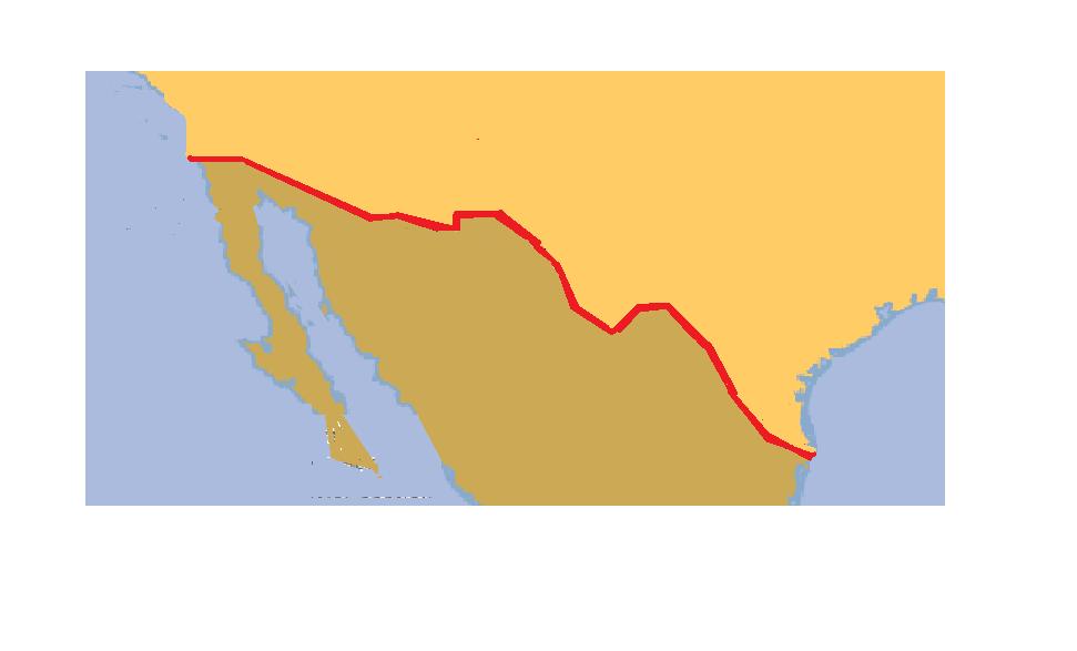 map of mexico and usa border. Blogs on Border and Mexico